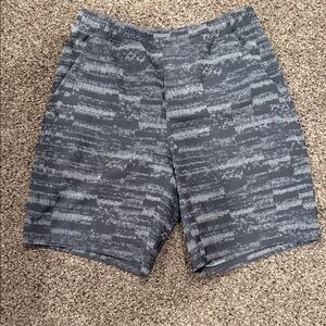 lululemon athletica Gray Patterned Men Shorts
